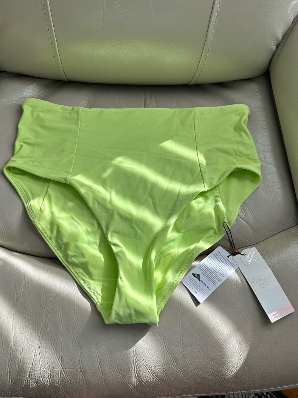 NWT CALIA High Rise Bikini Swim Bottoms